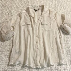 Tommy Bahama White Button-Front Women's Shirt